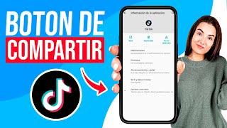 No ME SALE el BOTON de COMPARTIR en TikTok (SOLUCION!) 