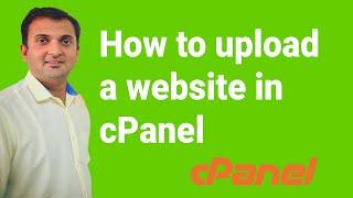 How to upload a website in cPanel | Upload website | Upload HTML website to server