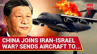 China Aircraft 'SECRETLY DUMPS' Weapons In Iran, Turns Off Tracking Amid IRGC's Blitz | Report