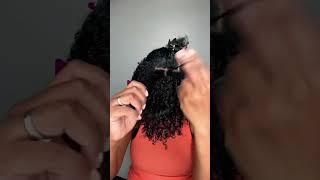 Shingling method definition. #shorts #naturalhairtutorials #cantu #washday #naturalhair