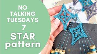 Galicia Bee Designs is live! Star bobbin lace pattern! ⭐️