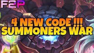 4 NEW CODE !!! SUMMONERS WAR