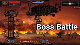 Steampunk Tower 2 Gameplay - Boss Battle