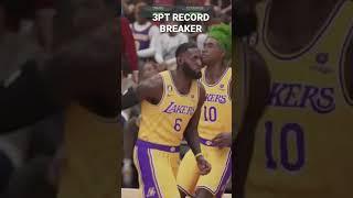 Breaking 3pt Record #youtubegaming #scottsaucegaming #mycareer ##2kshorts