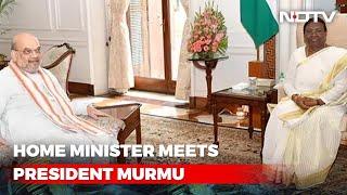 Amit Shah, Smriti Irani Meet President Murmu As Ministers Continue Courtesy Calls