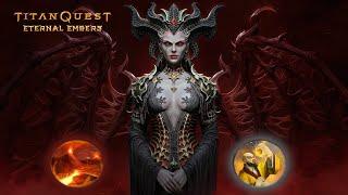 TITAN QUEST - ETERNAL EMBERS ▶Имбовый класс "ВУ" (Нейдан + Земля) ▶ И снова пёсик, но уже на ЛЕГЕНДЕ