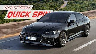 2024 Audi RS 5 Sportback | MotorWeek Quick Spin