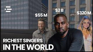 Richest Singers in the World (Comparison 3D)