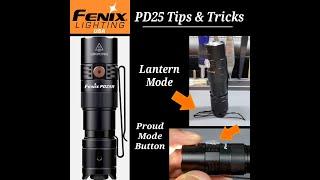 Fenix PD25R Flashlight Tips & Tricks