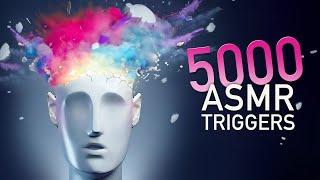 ASMR 5000 TRIGGERS! Ear to Ear Tingle Satisfaction for People with Short Attention Span - NO TALKING