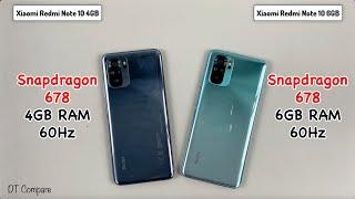 Xiaomi Redmi Note 10 6GB RAM vs 4GB RAM Speed Test, Camera Test