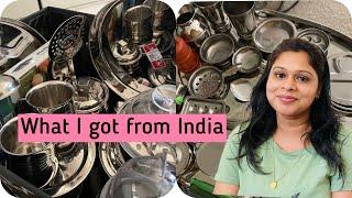 what i got from India shopping Haul|what are the kitchen vessels to get from India to USA