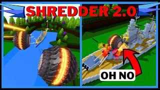 Destructive SHREDDER DRONE 2.0 *Cuts Boats In Half* In Build A Boat For Treasure ROBLOX