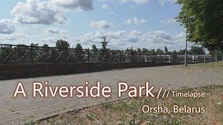 A Riverside Park. Timelapse. Orsha, Belarus. July '2021