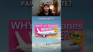 Why are Planes Painted white? It comes down to safety, science, and saving money! #aviation #avgeek