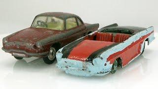 Renault Florida, renovation in two versions. Corgi Sedan and Solido Cabriolet.