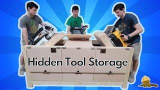 How to Make a Hidden Tool Storage Workbench