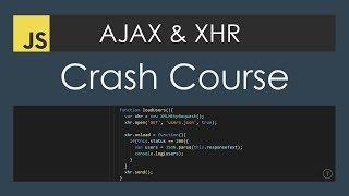 AJAX Crash Course (Vanilla JavaScript)