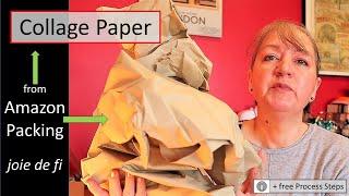 COLLAGE PAPER From AMAZON Packing & 5 Smart Ways To Use It 