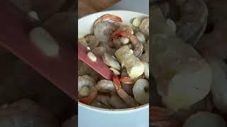 Ваннамей в сливочном соусе #рецепты #foodblogger #food #cooking #креветки #готовимдома #вкусно