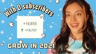 How to grow on YouTube in 2021 (with 0 subscribers)