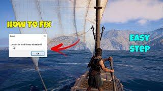 Assassin's Creed Odyssey - Error Unable to load library dbdata.dll - Fix