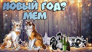 НОВЫЙ ГОД? (мем/Catwar)