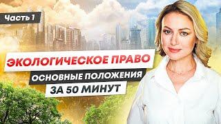 Экологическое право за 50 минут / Нарушения которые мы не замечаем / Часть 1