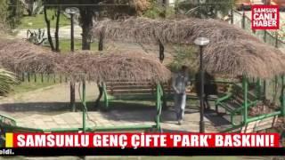 parkta yiyişirken polise yakalanan çift