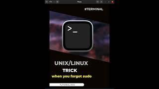 Linux Tricks #44 #shorts - When you forgot to type sudo