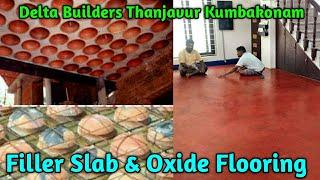 Filler Slab & Oxide Flooring in Tamil Delta Builders Thanjavur Kumbakonam