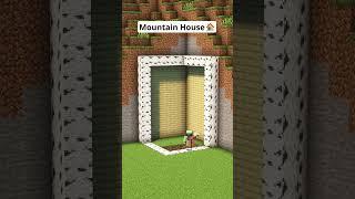 Minecraft Mountain House #shorts