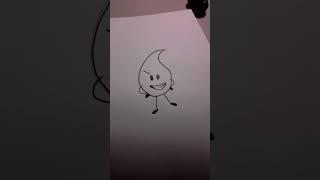My teardrop drawing (this was yesterday so-)