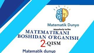 Matematikani 0 dan o'rganish // juft va toq sonlar | tub va murakkab sonlar || mukammal sonlar