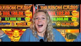  High Limit Dragon Cash MAXED MAJOR + MAX BETS = MONSTER WINS!! 
