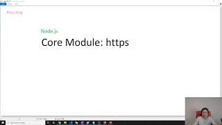 Node.js - Core Module: https