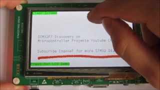 STM32F7 Discovery TFT Touch Demo ARM Cortex M7 STM32F746G-DISCO