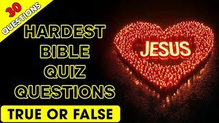 30 Bible Questions About the Life and Teachings of Jesus - The Bible Quiz