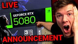 YO!!! RTX 5090, 5080, 5070 Ti, 5070!! DLSS 4!!! --- LIVE ANNOUNCEMENT