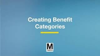 SB 4: SmartBenefits Creating Benefit Categories