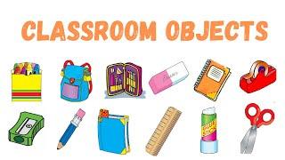 Classroom objects | Classroom Vocabulary in English | English practice