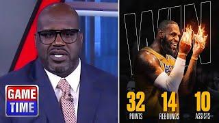 NBA GameTime | LeBron defies Father Time - Shaq on Lakers beat Kings, move to 3-0 under JJ Redick