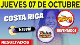 Sorteo 7:30PM Nuevos Tiempos y 3 Monazos del Jueves 7 de octubre del 2021