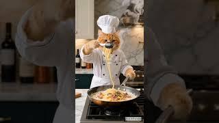 This Cat Made Pasta Like a $300 Chef 