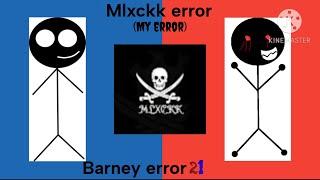 mlxckk error (My error) (Barney error 21)