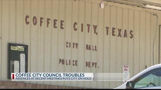 Absences and vacancies at recent Coffee City meeting puts city on hold