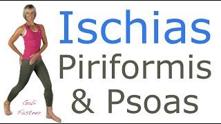  20 min. schmerzfreier Ischias, Piriformis trainieren und Psoas dehnen | ohne Geräte auf der Matte