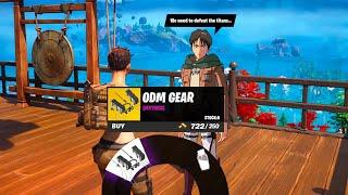 Fortnite EREN JAEGER BOSS Location Chapter 4 (Mythic ODM GEAR)