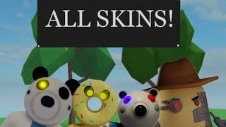 How to get all Badge Skins In Piggy Skins Reanimated!! 