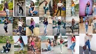 Jeans Photography Poses For Girls || Jeans Photoshoot Poses For Girls || Lk Photography ||